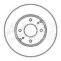 KEY PARTS Bremžu diski KBD4132